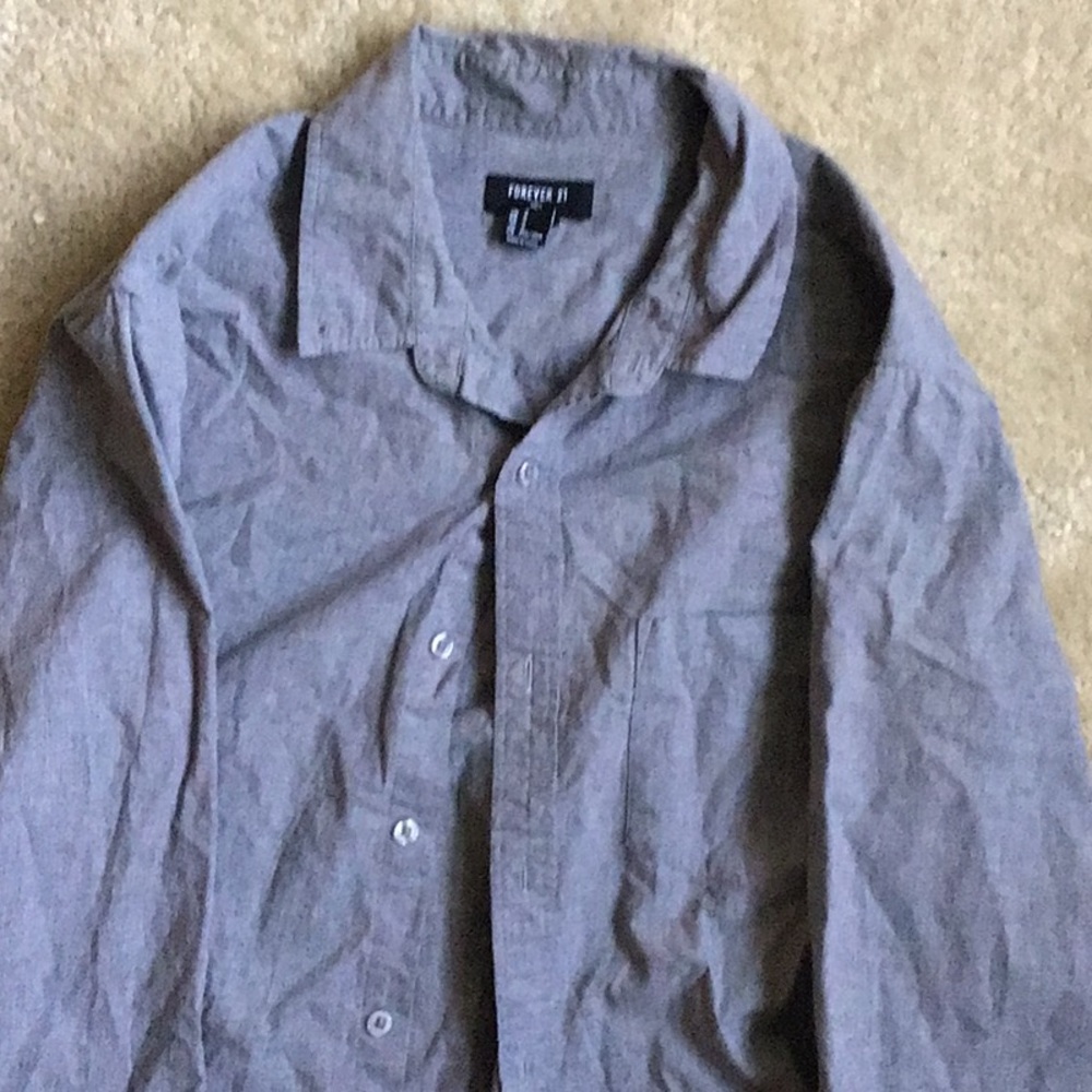 Forever 21 Gray Men's Shirt